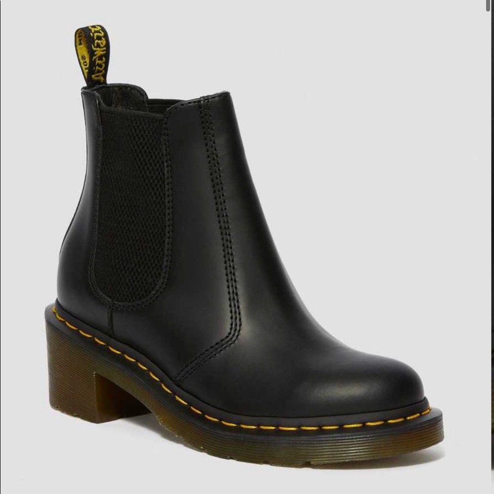 Doc Martens Heeled Leather Chelsea Boots